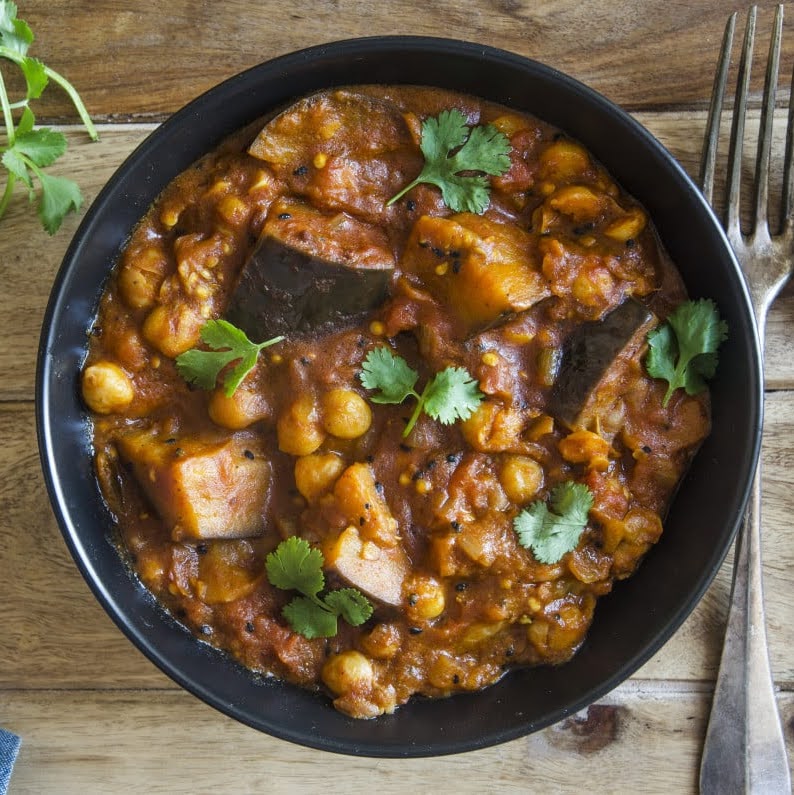 Curry d&rsquo;aubergine