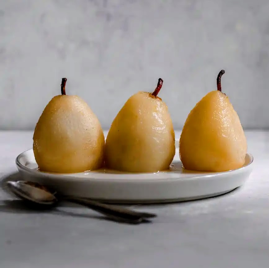 Poires au sirop&nbsp;d&rsquo;hiver